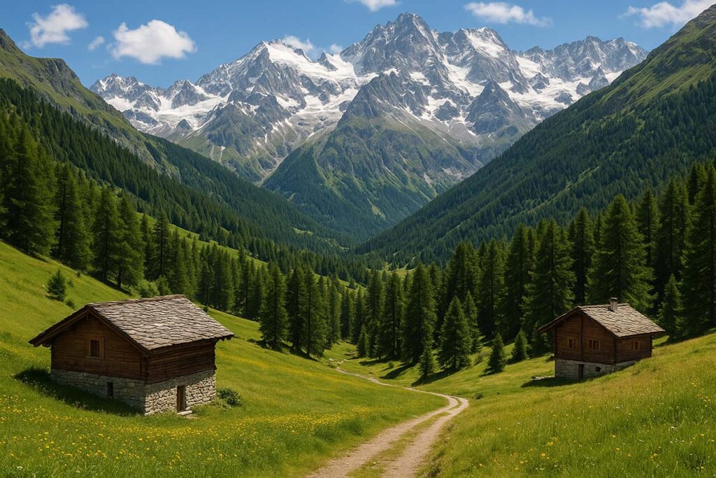 Valle d'Aosta rappreentazione esempio